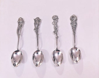 Swedish silver vintage mocha/tea spoons. Please note that the price is per spoon.