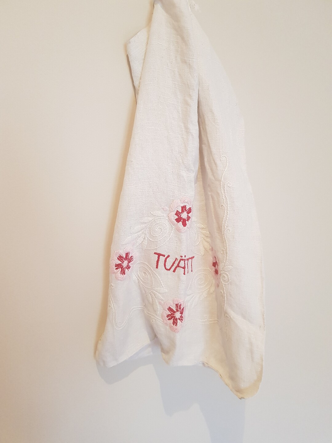 Swedish Vintage Embroidered Laundry Bag Etsy