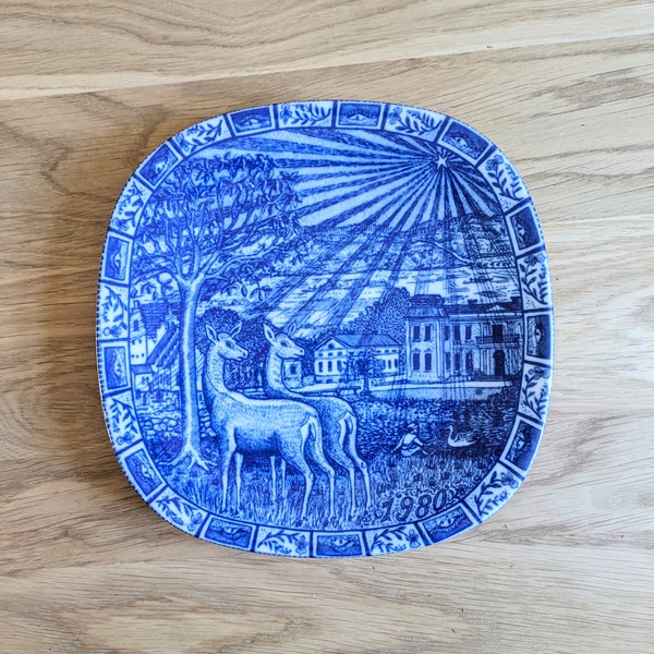 Rorstrand Sweden limited edition collector's Christmas plate from 1980
