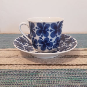Rorstrand Swedish Mon Amie coffee cup and saucer.