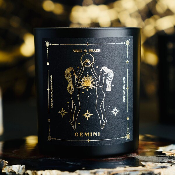 Gemini Luxury Scented Zodiac Candle