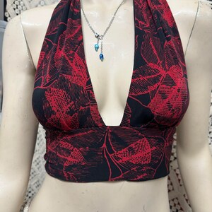 V neck Halter Backless Two Piece Sets