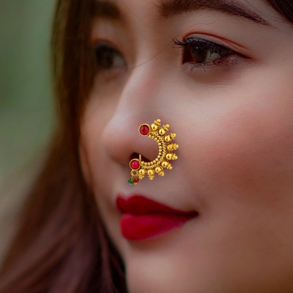 Pearl Nose Ring Etsy