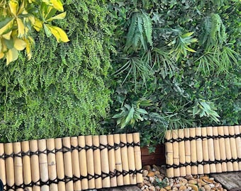 Natural bamboo border 100 cm x 30 cm