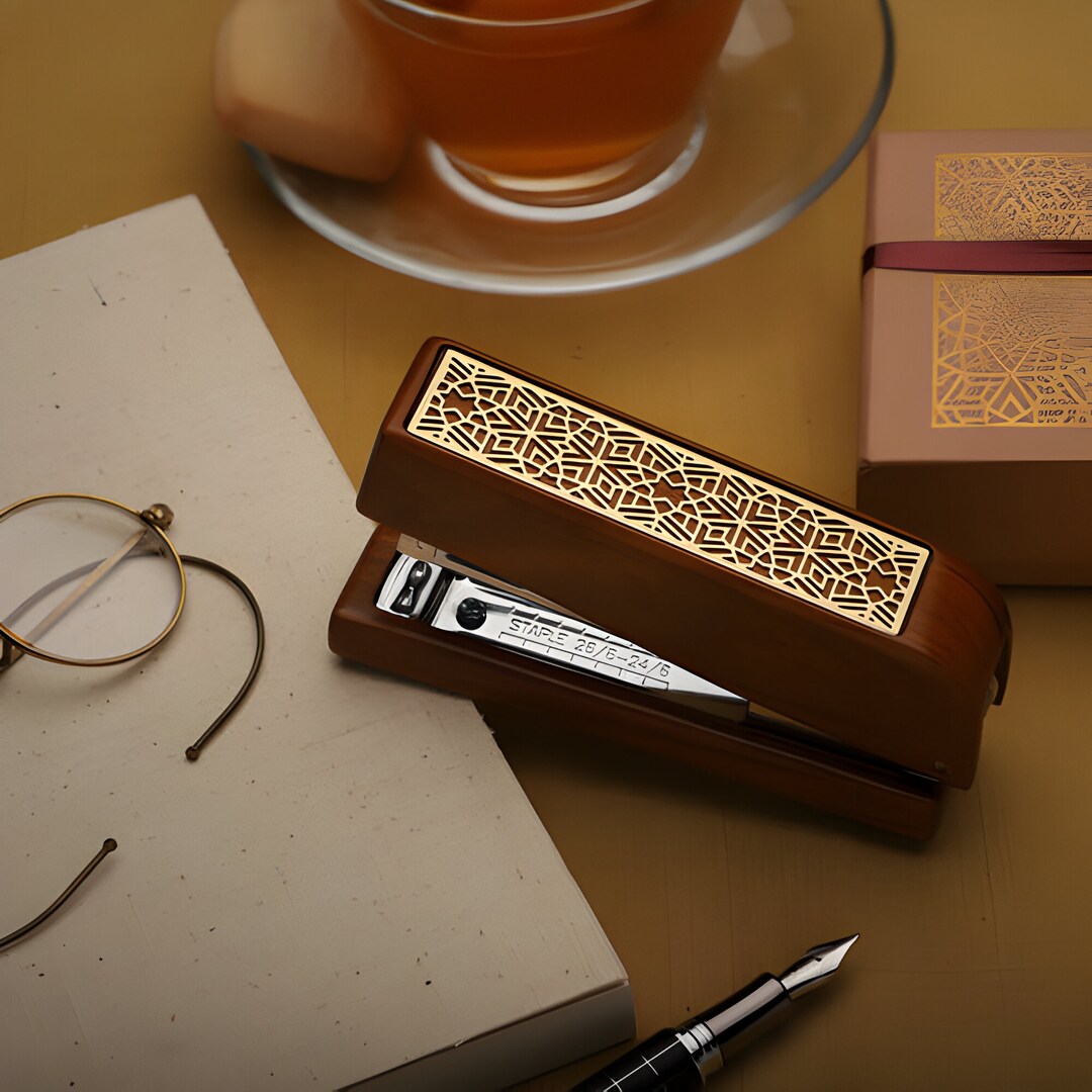 Teakwood Stapler Mesh Etsy