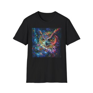Colorful Owl  Unisex Softstyle T-Shirt