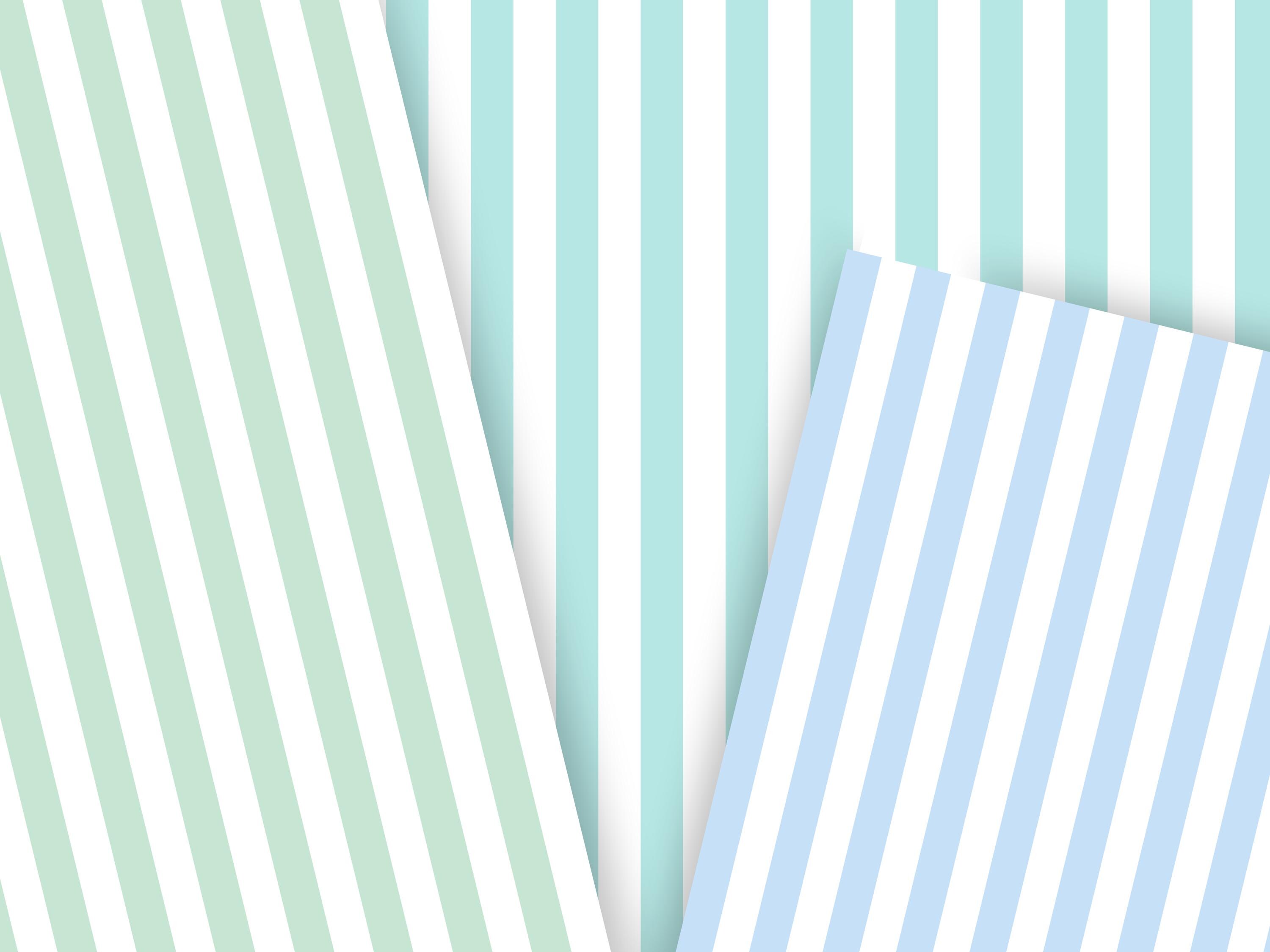 Seamless Stripe Digital Paper Bundle, Pastel Striped Backgrounds, 12x12 ...