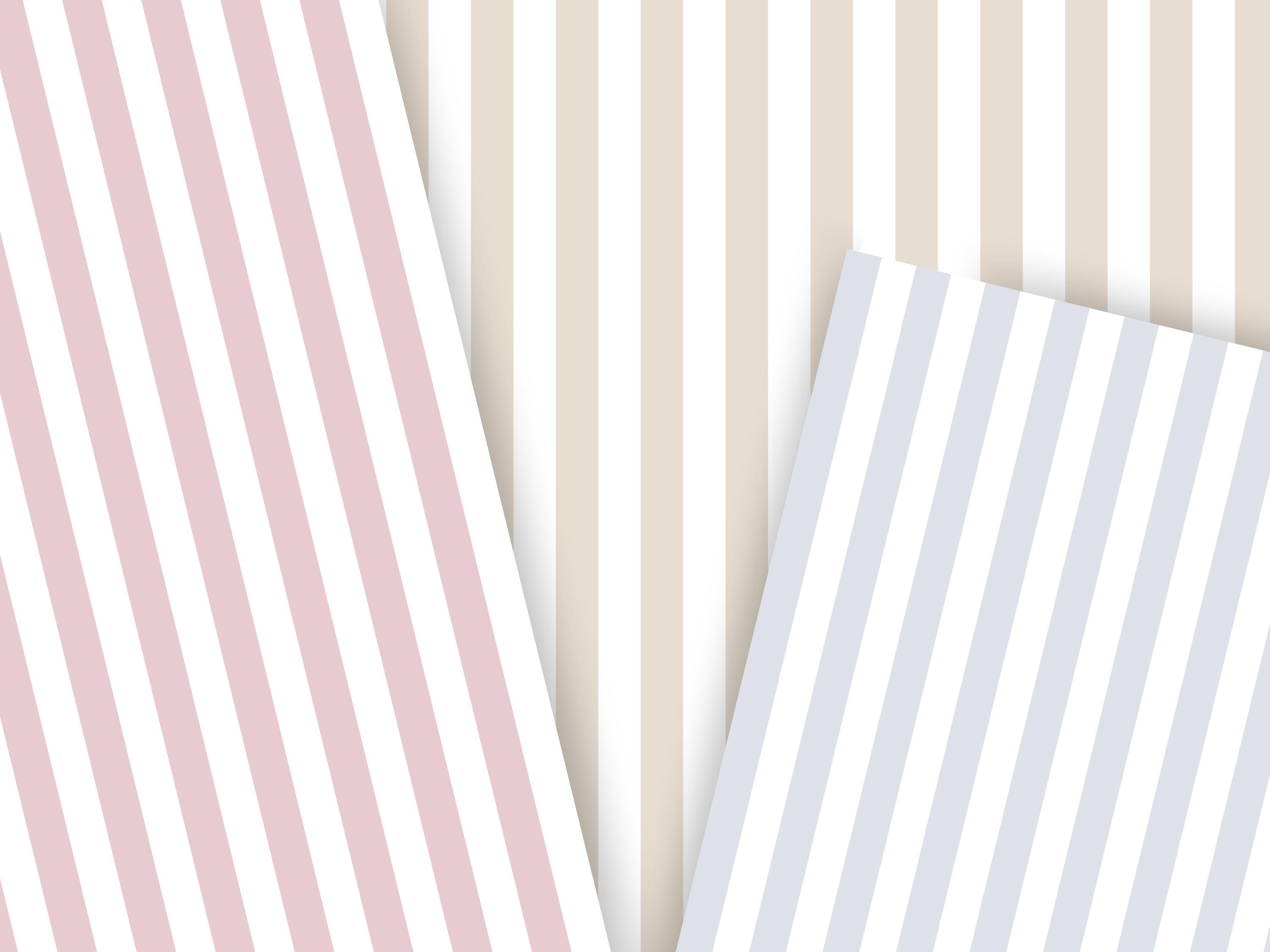 Seamless Stripe Digital Paper Bundle, Pastel Striped Backgrounds, 12x12 ...