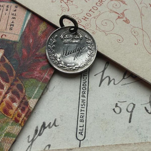 Victorian Madge Love Token Charm
