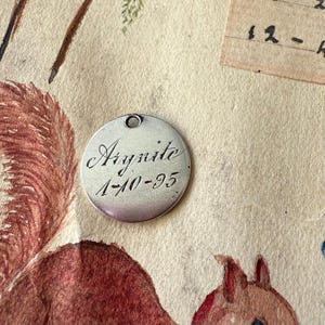 Wiktoriański amulet miłosny z argnitu
