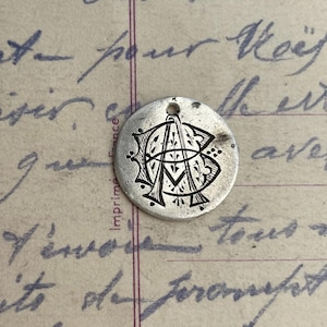 Victorian AB Love Token Charm