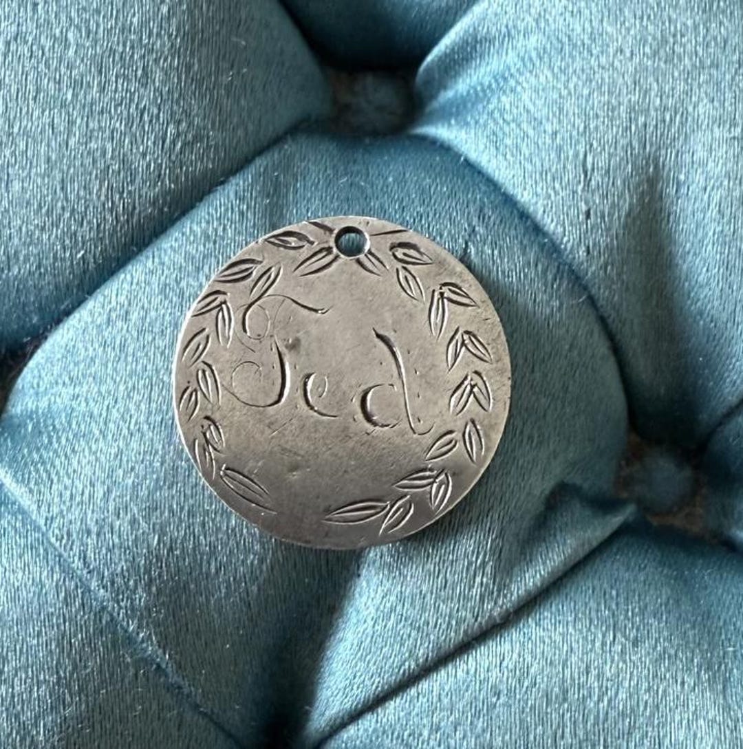 Victorian Ted Love Token Charm - Etsy