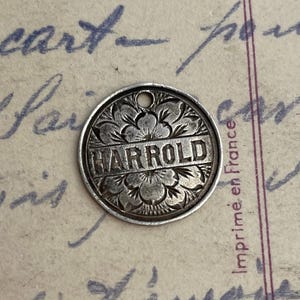 Viktorianischen Harrold Love Token Charme