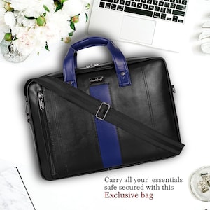 Duro mestiere di lusso strutturato elegante pelle vegana per laptop da 15,6 pollici dimensione borsa a tracolla borsa per laptop borsa da ufficio custodia per laptop per uomo