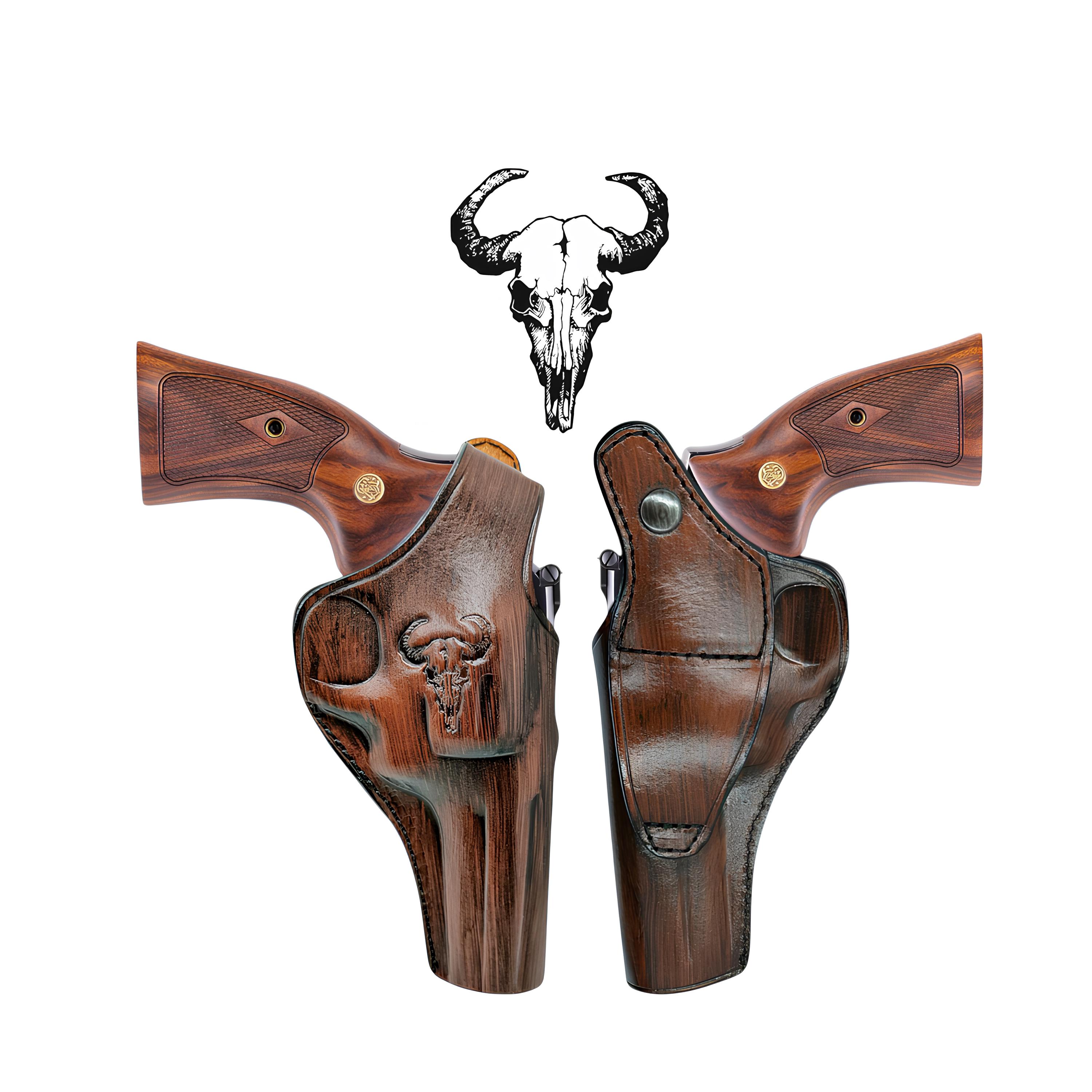 トイガン　COLT-455 BBR Handmade Leather Colt King Cobra .22 LR Holster: Customizable OWB
