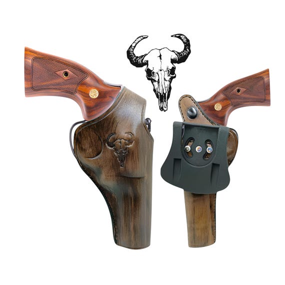 Leather Paddle Holster: Beretta Model 81, 82, 84, 85, 87, Beretta