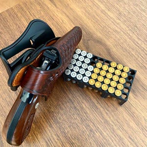 Handgemachte Holster aus echtem Leder: Smith Wesson N- Frame Modell 329PD Revolver