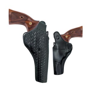Western Revolver Holster Fits Remington Uberti Pietta Cimarron 1858 Black Powder | Leather Handmade Thumb Snap | Two Position Cross Draw