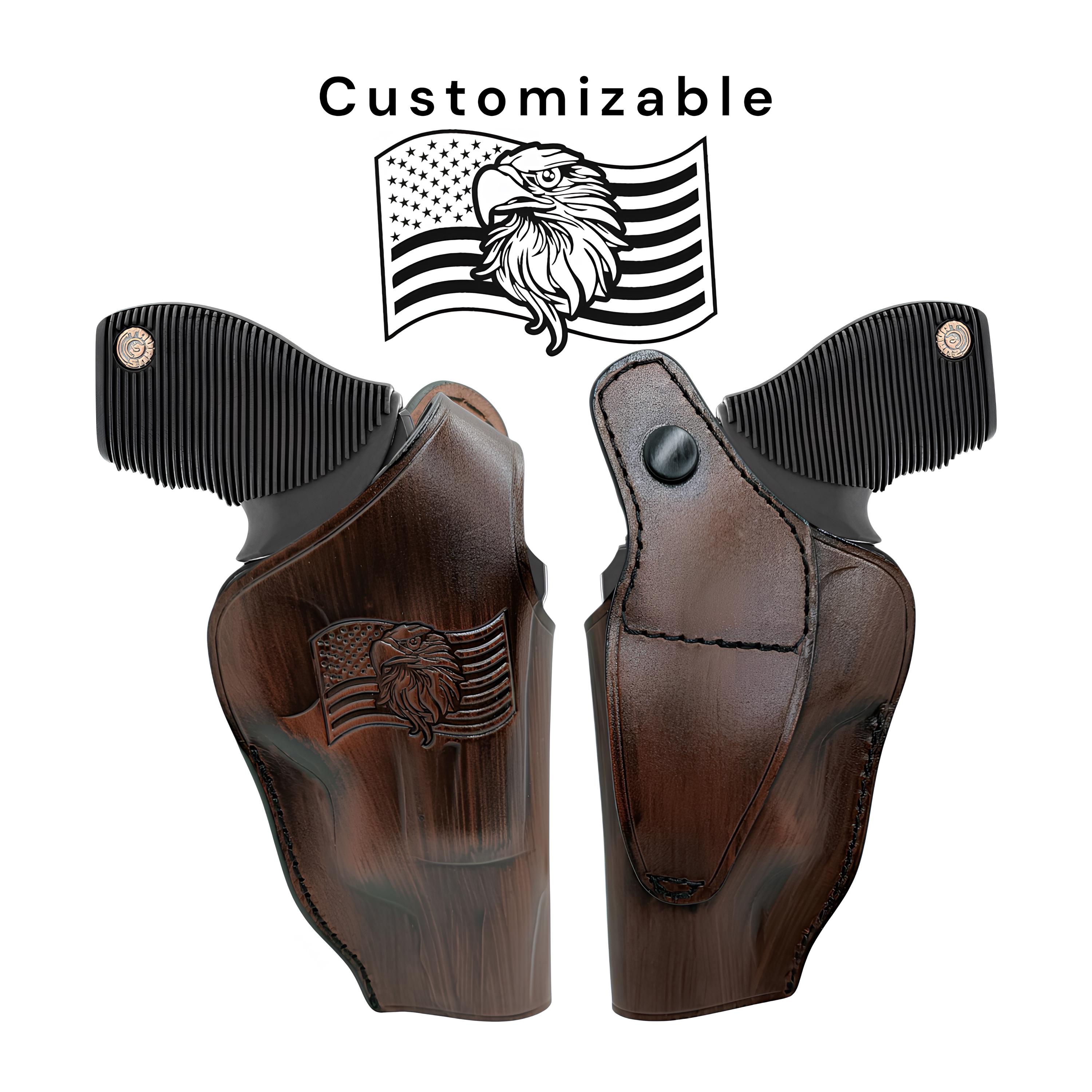 Handmade Leather Holster: Taurus Judge/public Defender, 45 Colt