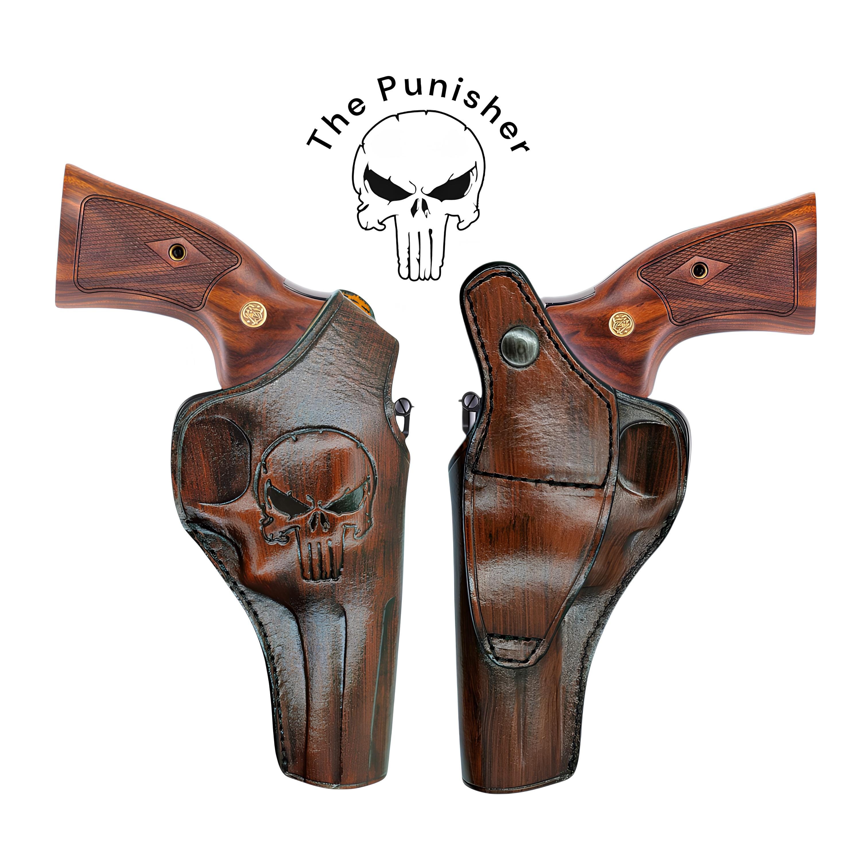 Étui De Revolver En Cuir MiOYOOW - Holster Tactique Dissimulé, Port Ceinture, Pour Sports De Plein Air