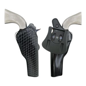 Heritage Rough Rider .22LR Single Action Revolver Holster | Genuine Leather Handmade | Thumb Snap | Customizable | Two Position | Cross Draw
