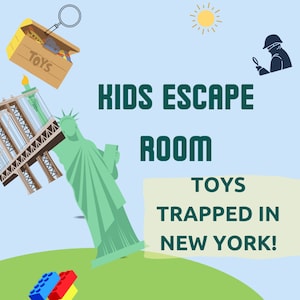 Kids Escape Room! Print & Play! Kids activity! Fun activity - Printable kids escape room - Birthday Party Activity