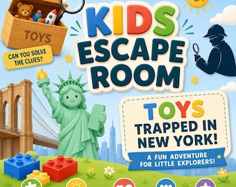 Kids Escape Room: Toys Locked in New York (Printable)