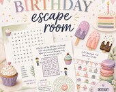 Kids Birthday Escape Room Game | Printable Party Activity (Ages 7–12) | Fun Puzzle Adventure