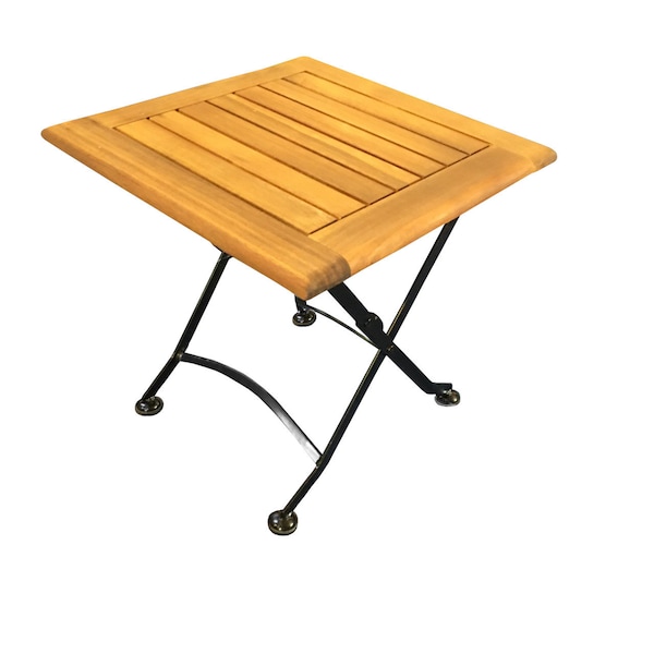 Beistelltisch Flex 45x45 cm Gartentisch aus Echtholz