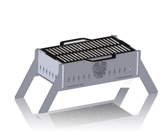 Fire Pit Dxf Files,Fire Pit Portable,Diy Fire Pit, BBQ Dxf files for plasma, Grill Fire Pit, Dxf For Cnc ,Foldable Fire Pit, Laser Cut File