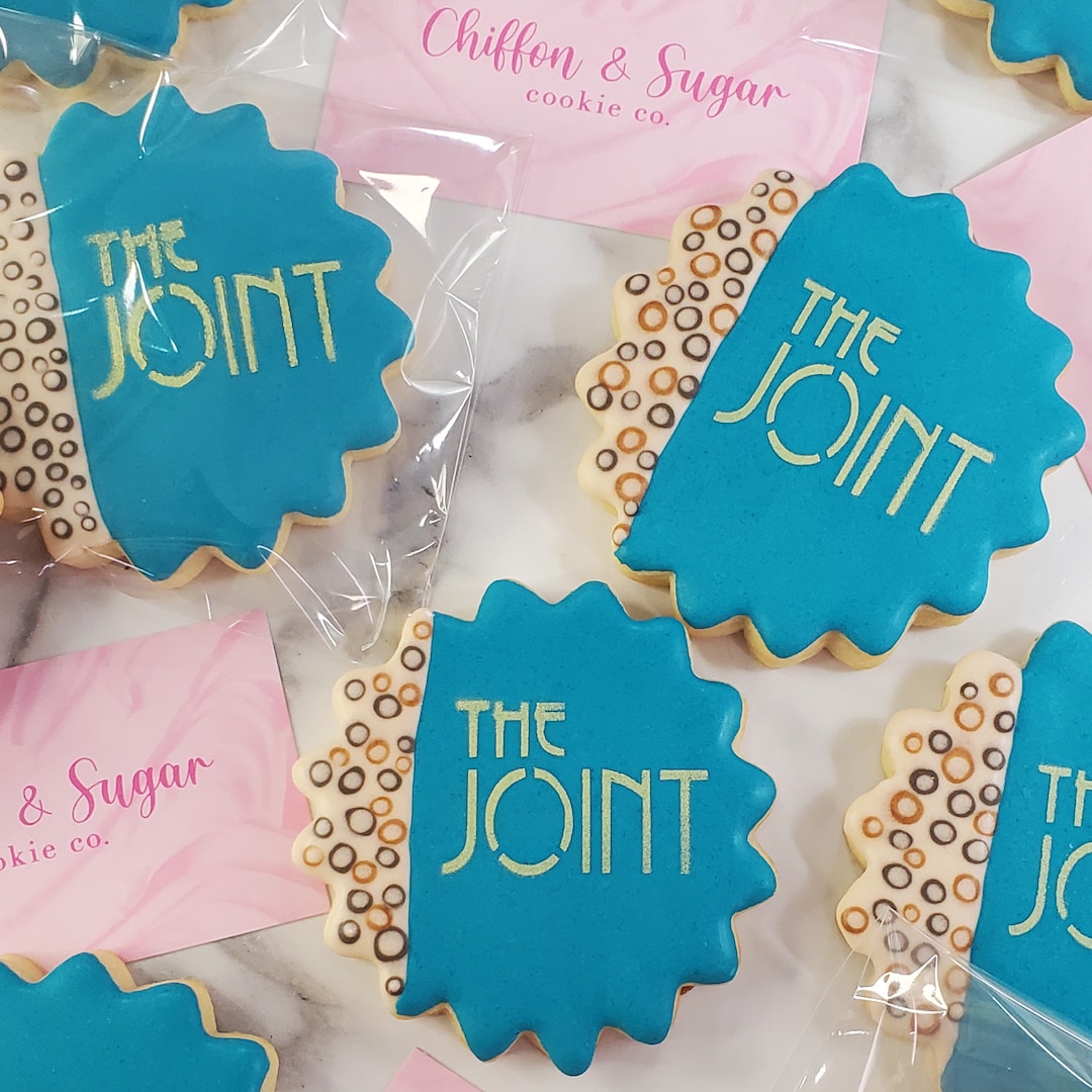 Custom Logo Sugar Cookies 1 Dozen Etsy Canada