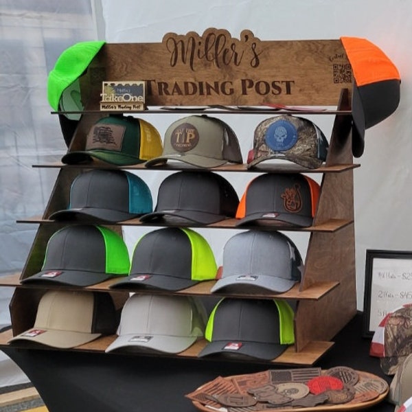 Collapsible Hat Display - 1/4" / 6mm Cut File