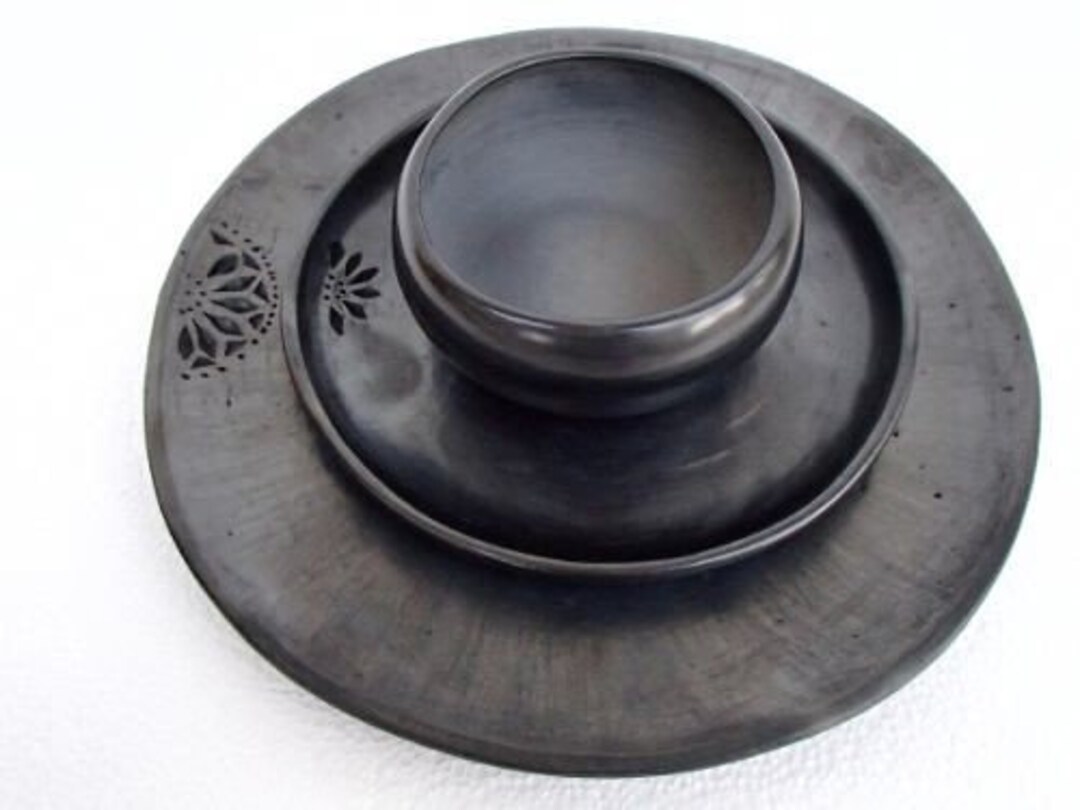 Handmade Clay Black Pottery clay Pottery Clay Pots for Etsy