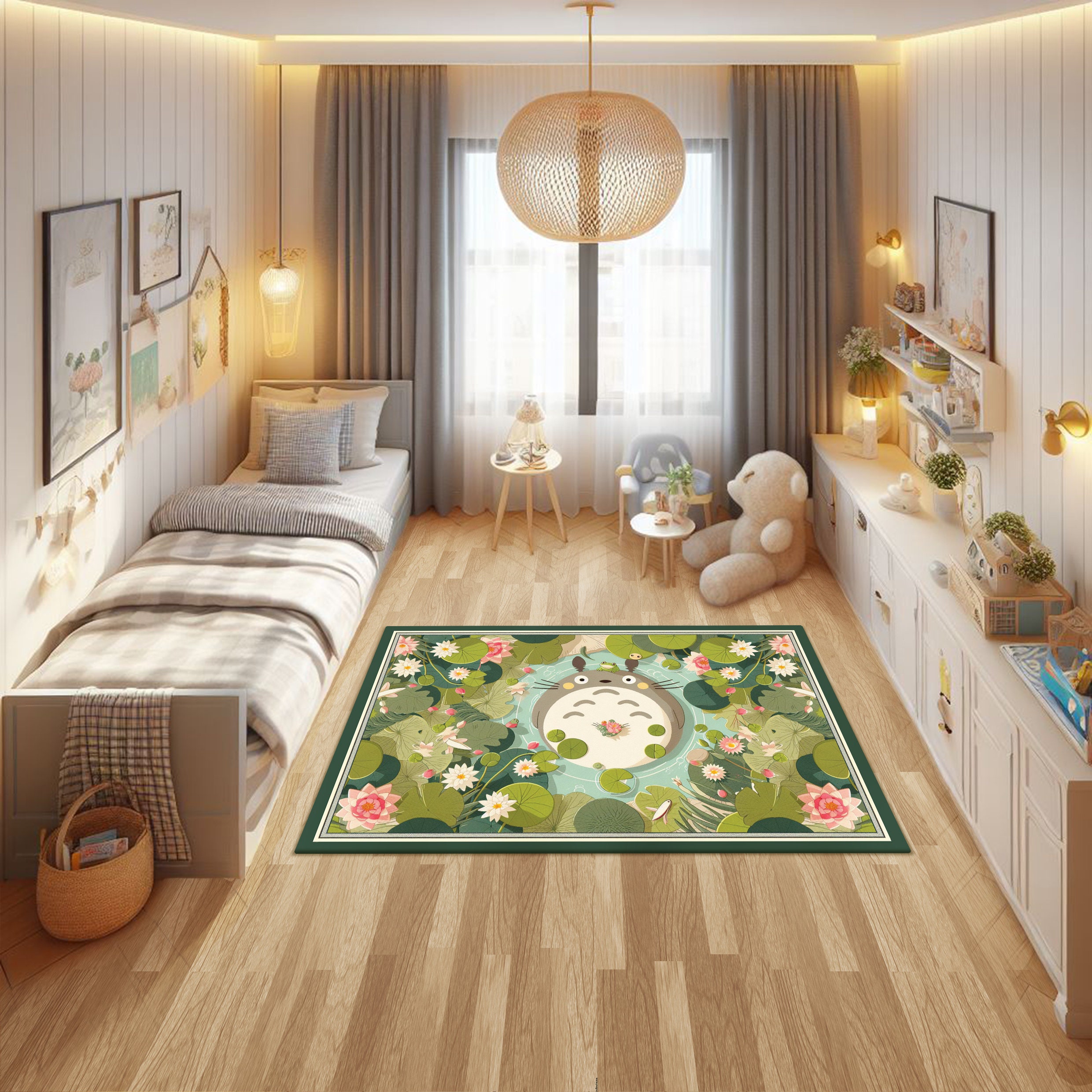 Discover Totorro Kids Rugs, Rugs design, Kids Rugs, Anime rugs, Anime design rugs, Anime carpet