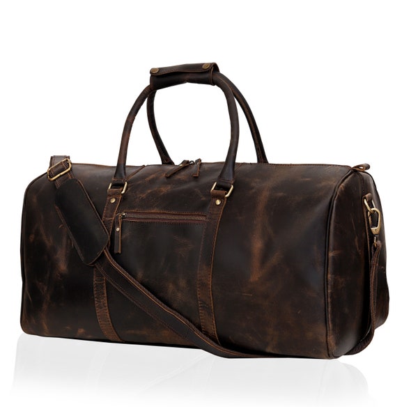 Leather Gym Bag Etsy