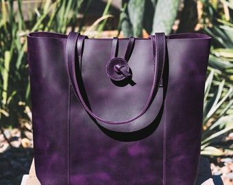 Purple work shop bag