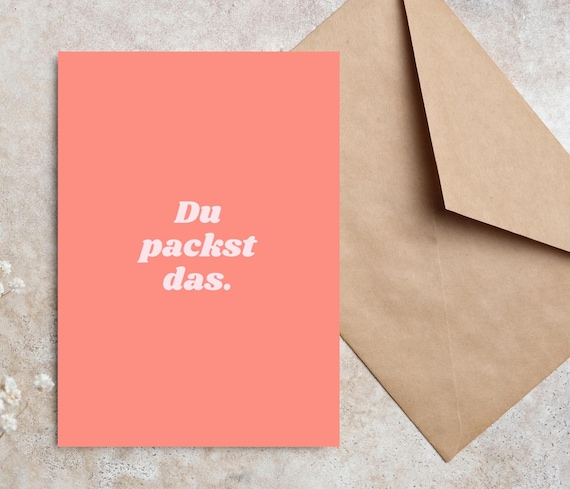 Mutmacherkarte „Brustkrebs“ – Kraftvolle Botschaft Auf 300g/m² Papier, Klimaneutral In Deutschland Gedruckt