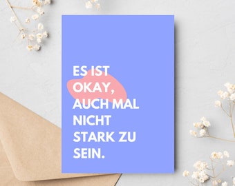 Cheerful greeting card || Cancer greeting card || Encouraging postcard || Affirmation card || Fighter card || Mindfulness card || Depression