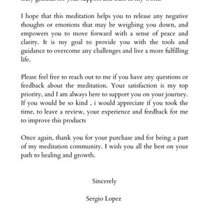 Guided Meditation Script Letting Go Of Bad Thoughts Overcoming