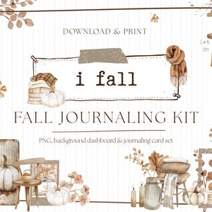 Cozy Autumn Memories - Neutral Printables for Scrapbooking & Junk Journaling