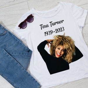 Tina Turner TShirt, Tina Turner RIP, Music Lover Shirt Rock and Roll Shirt, Tina turner fan gift, Tina Turner Tribute, Unisex, Gift for her