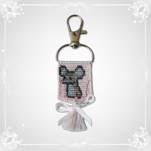 Mouse Coquette Bow Keychain Friendship Bracelet Aesthetic Alternative Alt
