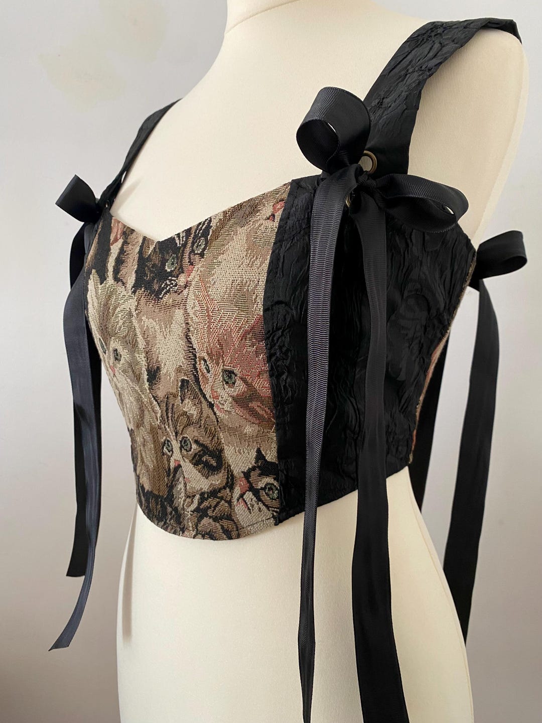 Kitsch Kitty Corset Top
