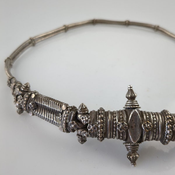 Ceinture de mariage 480g en argent, région du Deccan, INDE