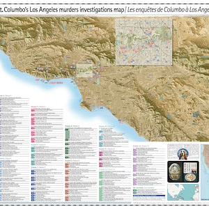 L'incroyable carte des enquêtes de Columbo à Los Angeles