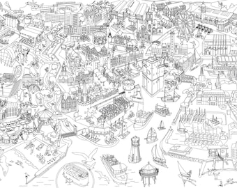 Maxicoloring from La Rochelle