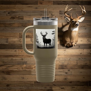 Insulated Travel Mug, 40oz | Adventure Travel Cup, Insulated Coffee Tumbler, Outdoor Mug, Personalized Travel Mug, Great for Gifting
