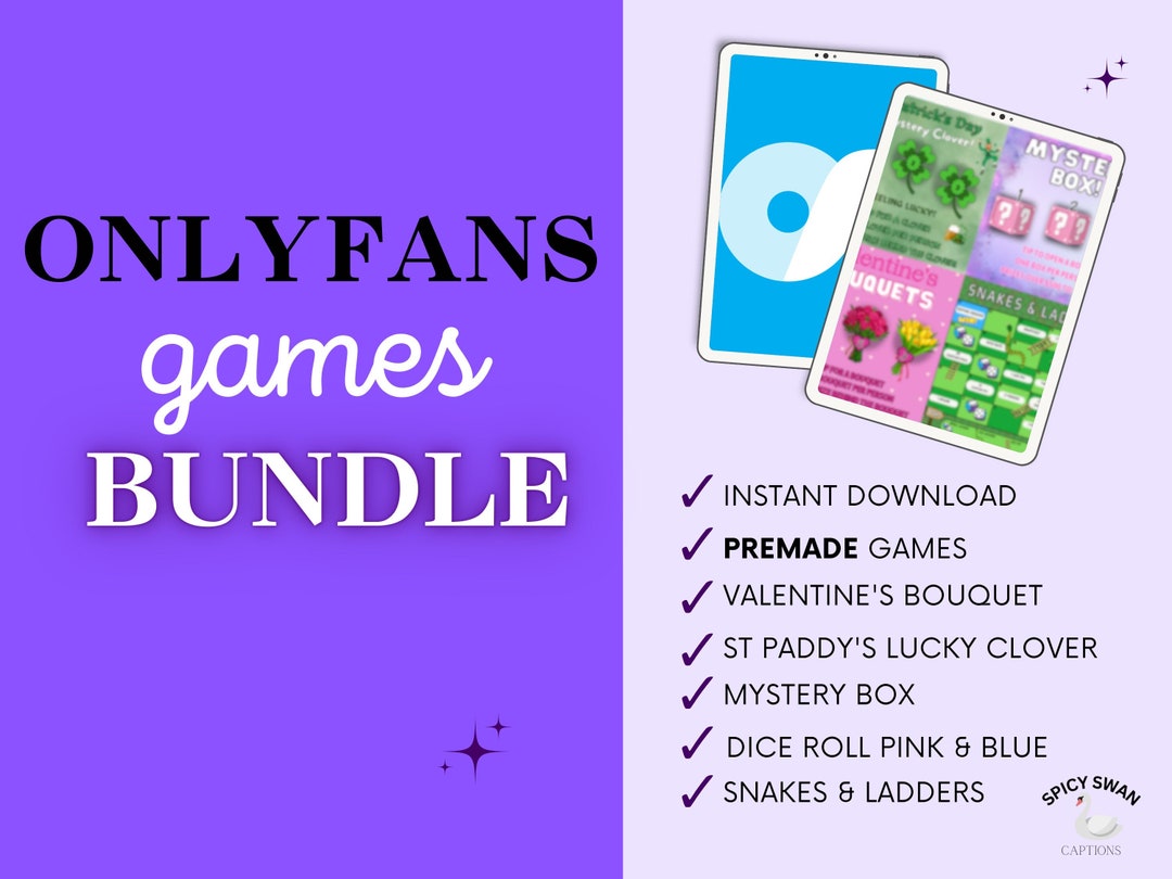 Onlyfans Premade Games Bundle Onlyfans Fansly Adult Creator Onlyfans
