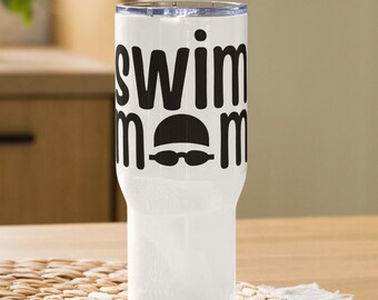 kubek podróżny swim mom z uchwytem