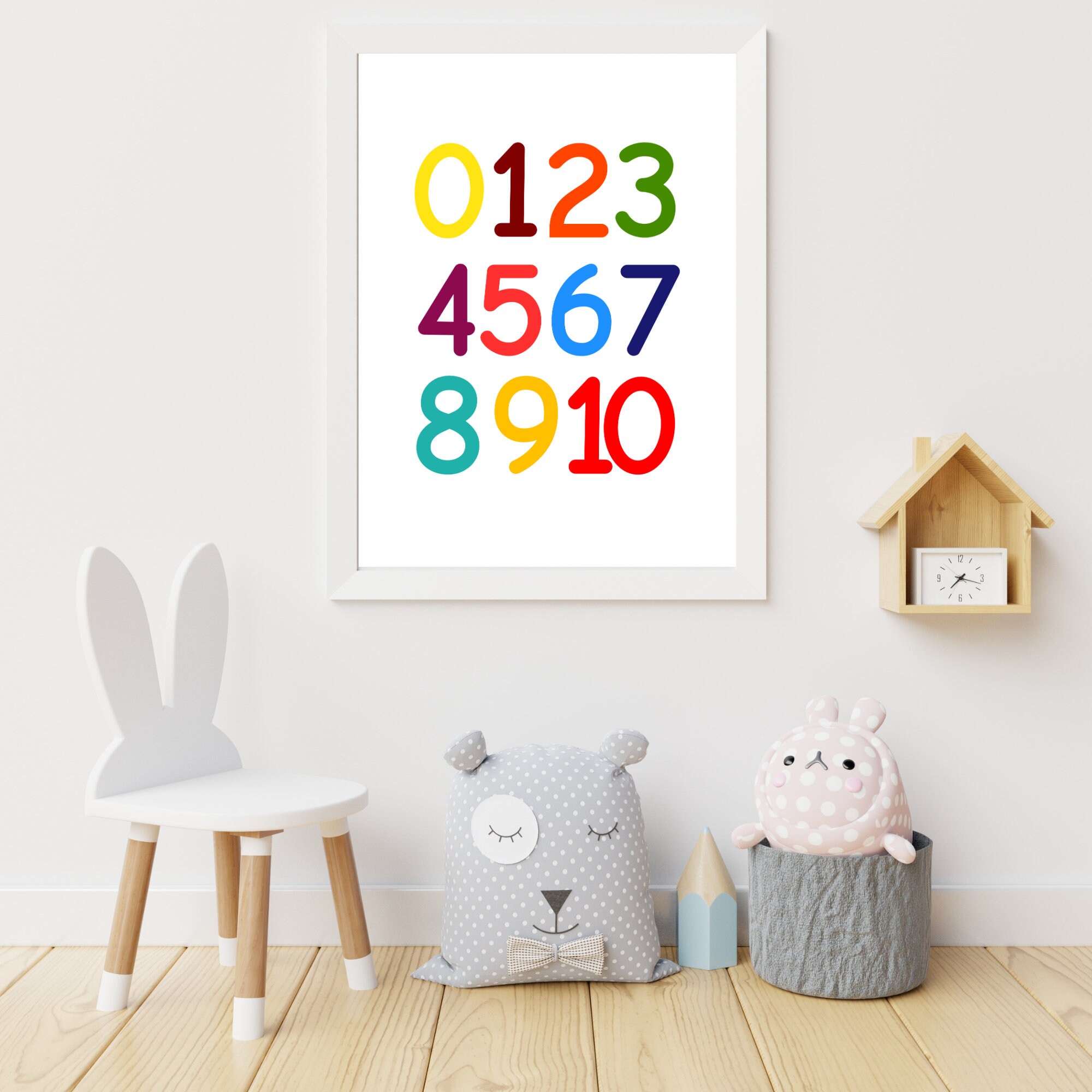 Numbers Educational Poster, Educational Posters, Classroom Posters ...